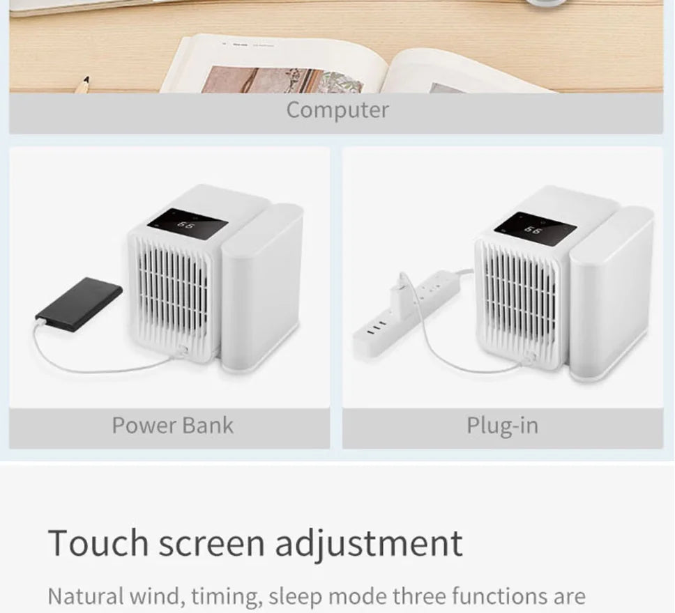 Zoeydam Portable Microhoo Mini Air Conditioner - ElectronAge