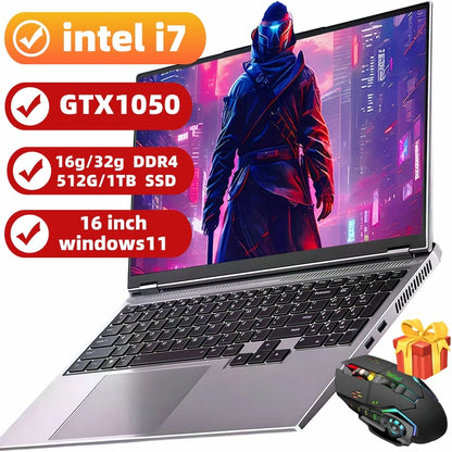 16" intel core i7-8750H GTX1050 gaming laptop - ElectronAge