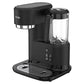 3-in-1 Single-Serve Iced and Hot Coffee/Tea Maker with Blender Reusable Filter Scoop Recipe Book 2 Tumblers Lids and Straws Bla