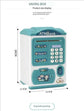 Banknote fingerprint deposit box Electronic ATM Coin deposit box Cash safe Large space bank Children&
