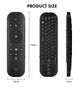 2.4G BT5.0 Dual Mode Air Mouse IR Learning New G60S Pro BT Wireless Voice Remote Control  With Backlit Light For Android TV Box