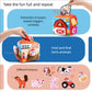 Soft Plush Baby Tissue Box Toys Animals Farm with Sound Montessori Toys Early Education Sensory Toy Boy Girl Infant Newborn Gift