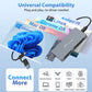 6 in 1 CFexpress Type B/CF/XD/MS/SD/TF All In One Card Reader 10Gbps Multi Memory Card Reader with Cable for Windows XP  OS