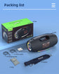 ZEALOT-S89 250W Portable Bluetooth Speaker High Volume Waterproof 48000mAh Wireless TWS Subwoofer Suporrt USB/TF/AUX RGB light.
