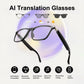 AI Translator Smart Glasses, Support 160+ Languages Translation, Stylish Audio Glasses, Photochromic Lens