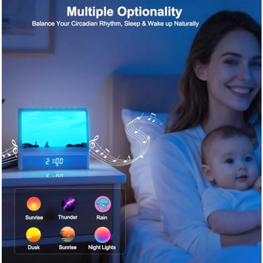 Sunrise Alarm Clock for Bedrooms - ElectronAge