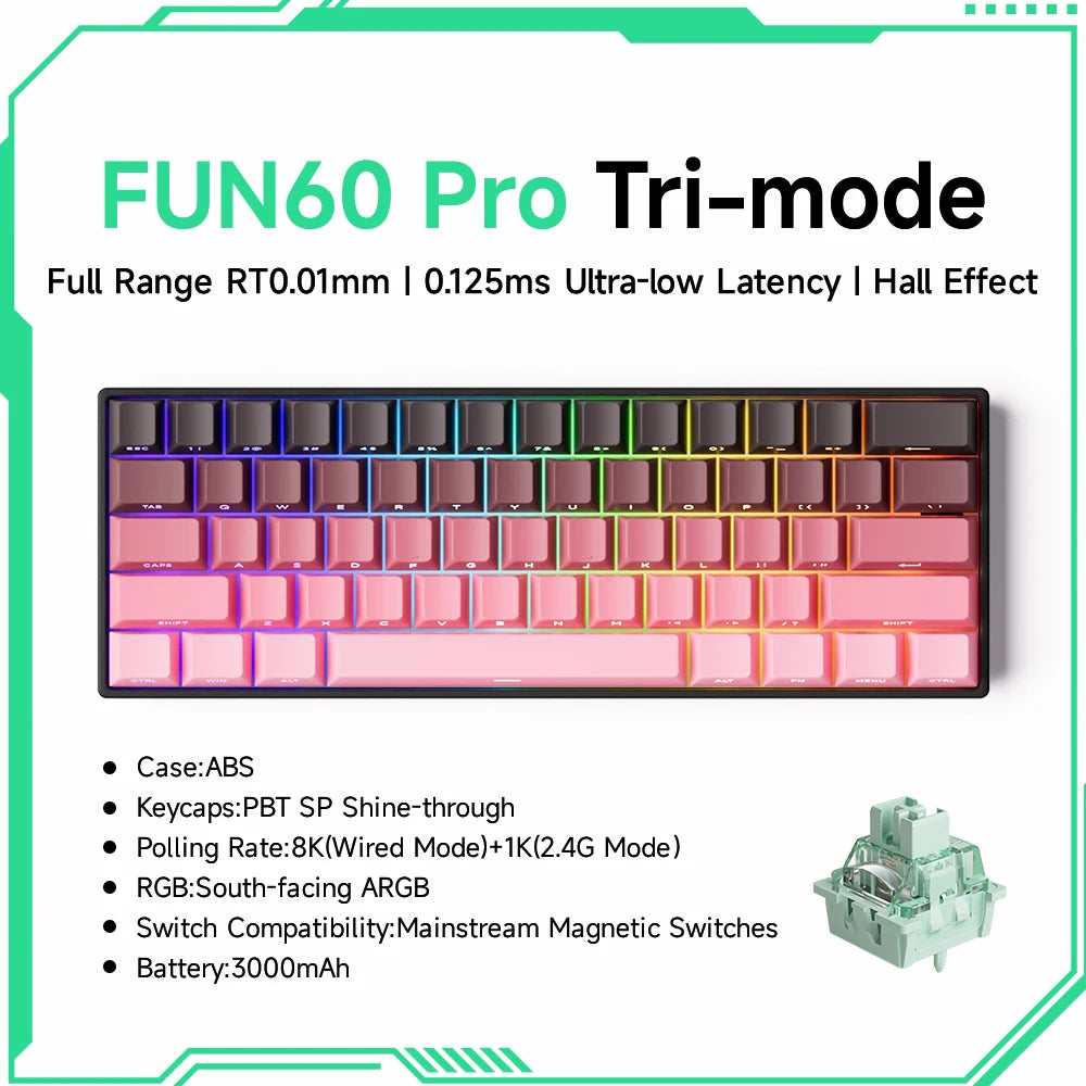 Akko MonsGeek FUN60 Mechanical Keyboard - ElectronAge