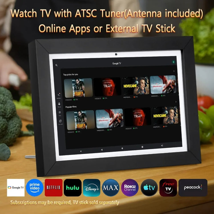 XMSJ 10.1 inch Small Smart Kitchen TV - ElectronAge