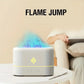 1pc 7 colors Flame Simulation Ultrasonic Humidifier with Aromatherapy and Lighting - USB Powered Essential Oil Diffuser for Bedr