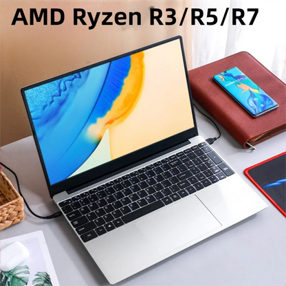 AMD Ryzen R5 R7 Slim Gaming Laptop 15.6 Inch IPS Laptops Portable notbook computer pc Windows11 Fingerprint cheap price deal