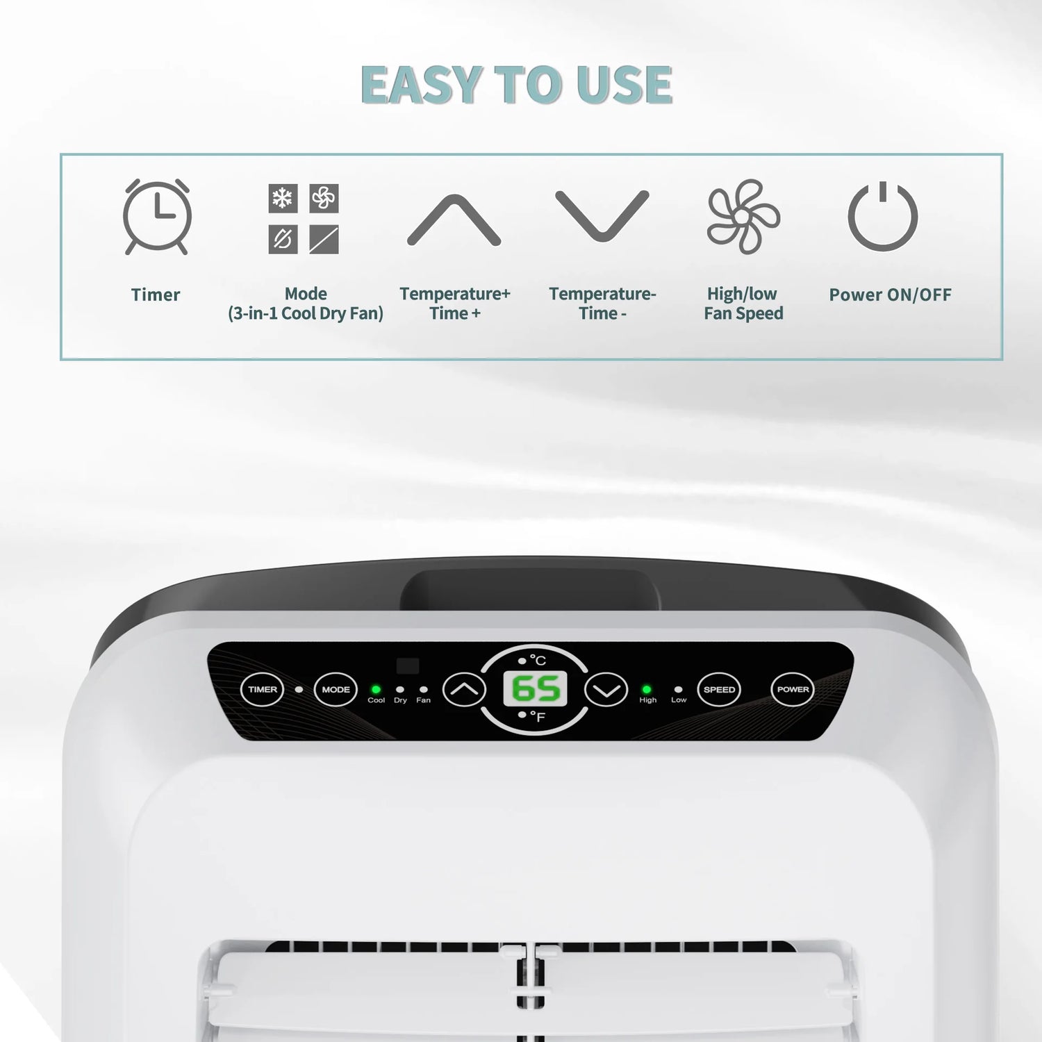 Shinco 8,000 BTU Portable Air Conditioner - ElectronAge
