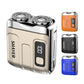 R-18 Mini Electric Smart Household Shaver Digital Display Dual Blade Rechargeable Shaver Powerful Beard Trimmer Tool