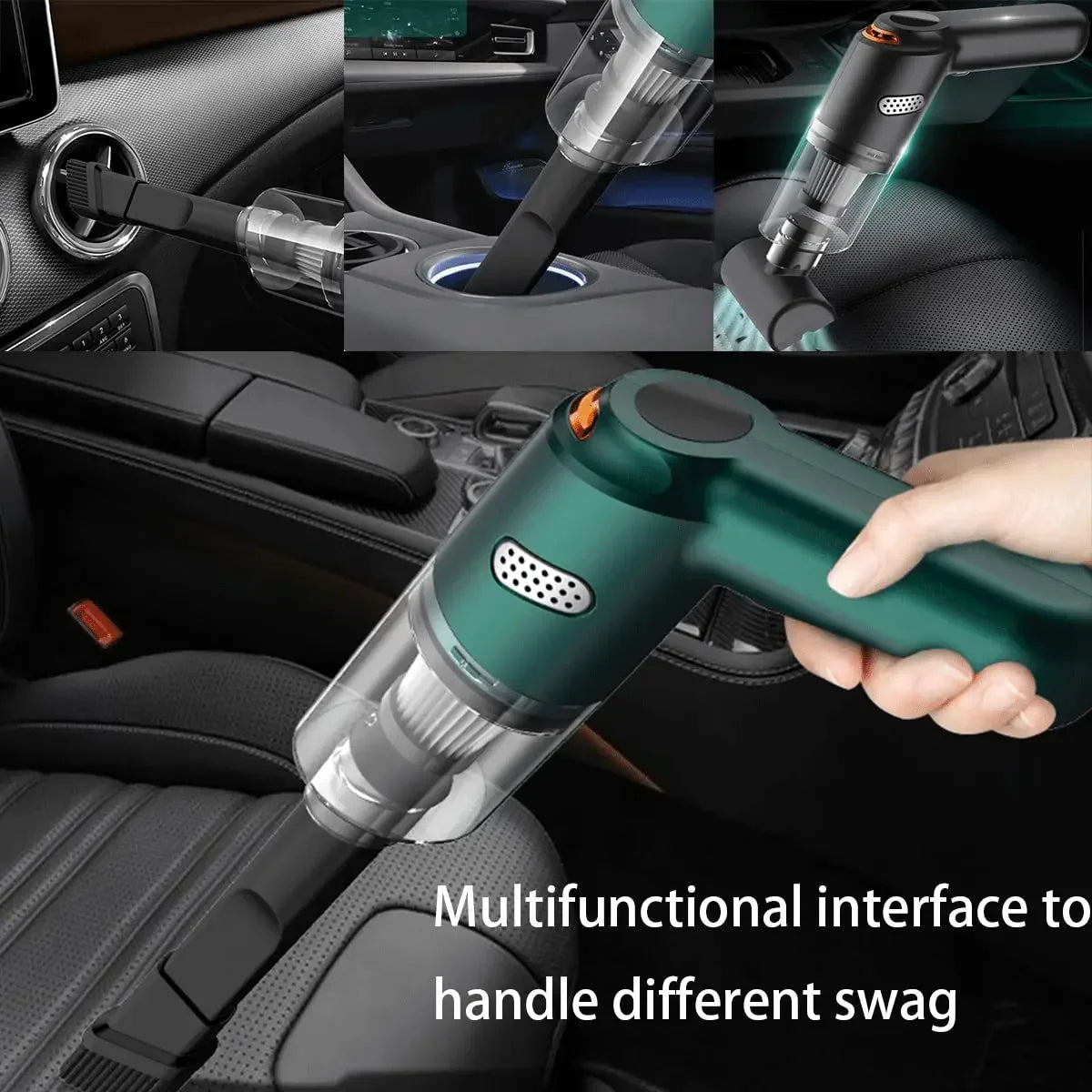 Vacuum Cleaner Handheld 10000Pa Large Suction Car Vacuum - ElectronAge