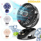 WO.Poblwc Small Desk Clip On Fan