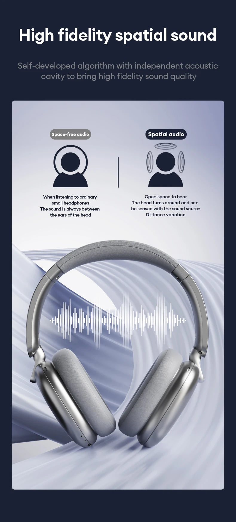 Lenovo TH60 Gaming Wireless Headphone - ElectronAge