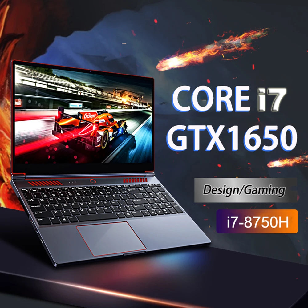 16.1 Gaming Laptop Intel Core i7-8750H GTX1650 4G - ElectronAge