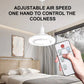 Smart Ceiling Fan with LED Light & Remote Control E27 Convertible Base for Living Room Home Decor Auto Speed Adjust