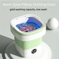 12L Mini Folding Washing Machine Bucket For Socks Underwear Panties Cleaning Portable Small Travel Household Washing Machine