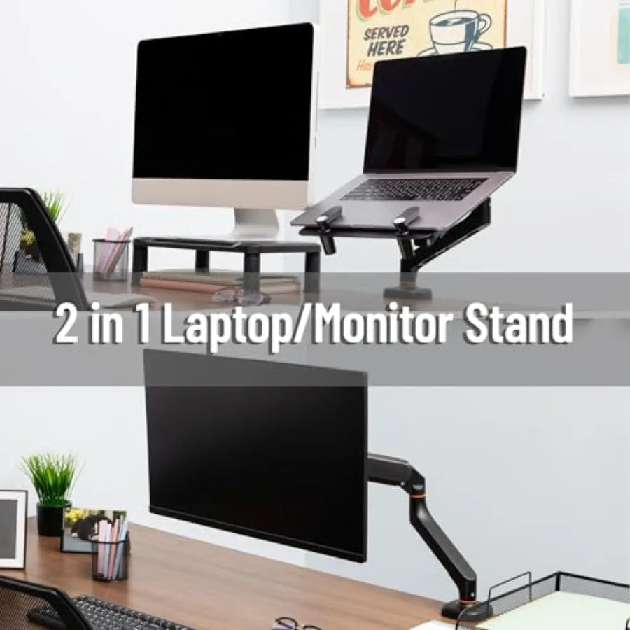 Gas Spring Laptop Desk Mount for 11.617.3 Laptops/Monitors - ElectronAge