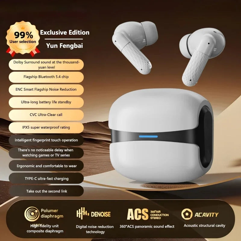 Lenovo New Wireless Earphones Bluetooth Headsets - ElectronAge