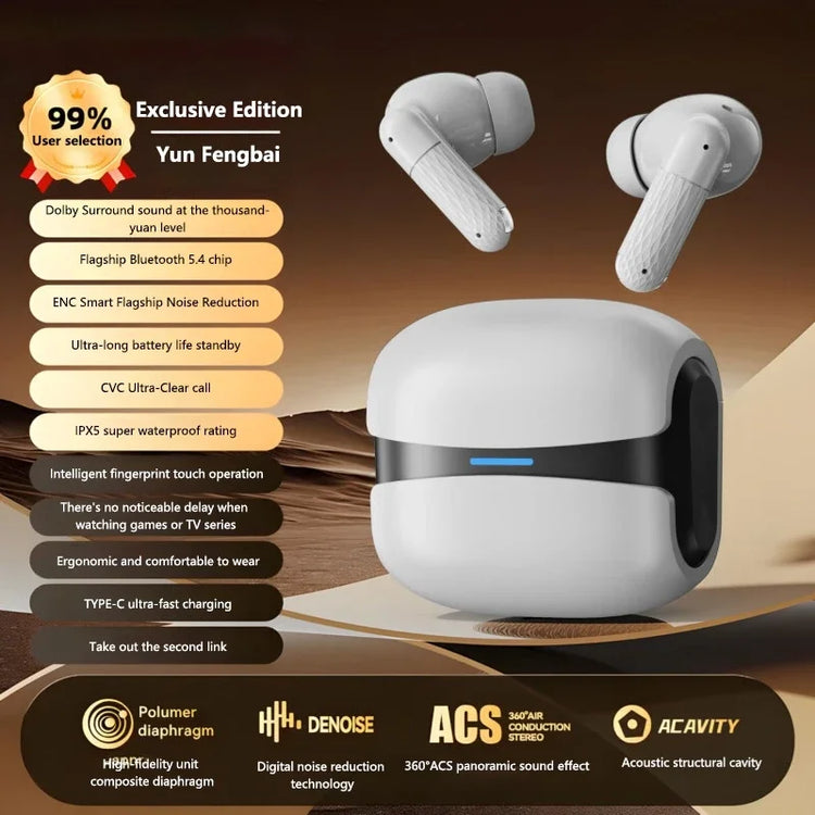 Lenovo New Wireless Earphones Bluetooth Headsets - ElectronAge