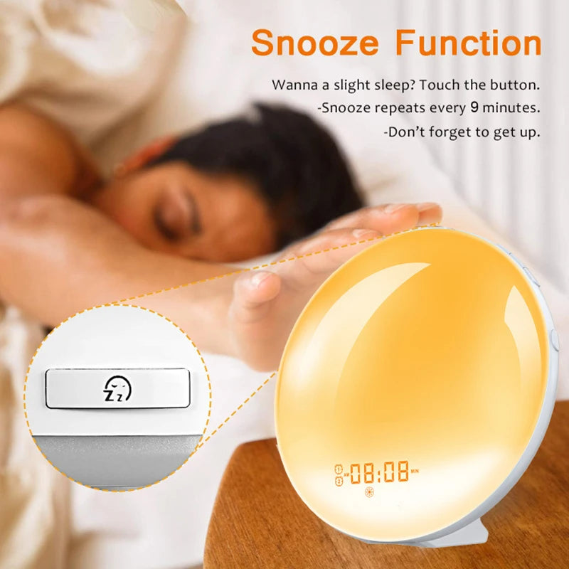 Niditon Wake Up Light Alarm Clock - ElectronAge