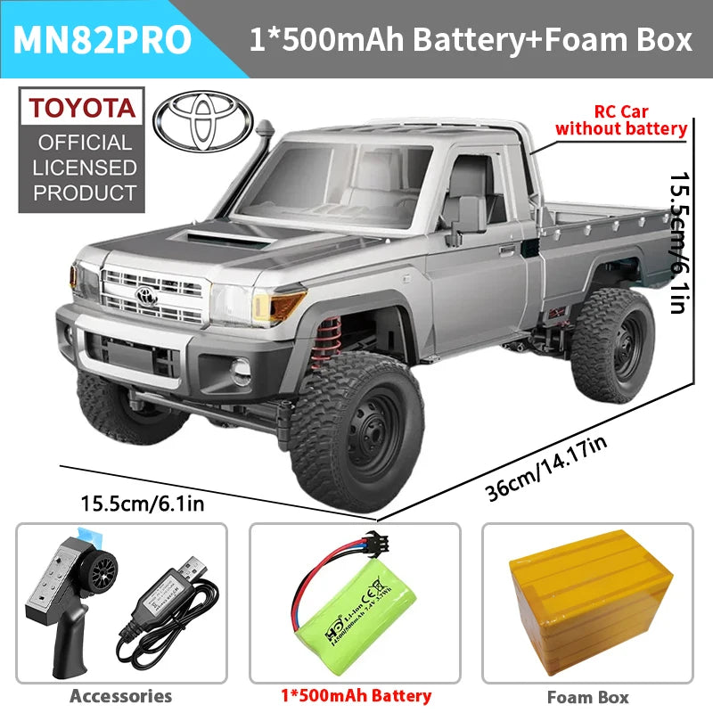 MN MODEL ZWN MN82 MN82S LC79 1/12 Full Scale RC Pickup Short Truck - ElectronAge