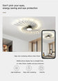 AuroraRealm Creative Fan Shaped LED Ceiling Lamp