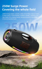 ZEALOT-S89 250W Portable Bluetooth Speaker High Volume Waterproof 48000mAh Wireless TWS Subwoofer Suporrt USB/TF/AUX RGB light.
