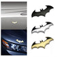 1PCS 3D Bat Shape Car Stickers Cool Metal Badge Car Logo Emblem Sticker Decal Motorcycle Car Styling Decoration Accessories