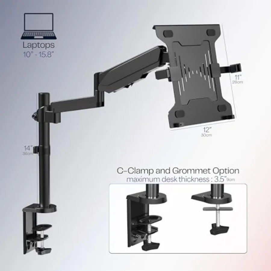 Universal Adjustable 10 to 15.6 inch Laptop Mount - ElectronAge