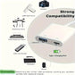 2-in-1 Lightning Type C OTG AdapterFor iPhone16 15 14 13 ProMax ipad To USB Cable 3.0 Converter For MouseKeyboardCameraCardReade