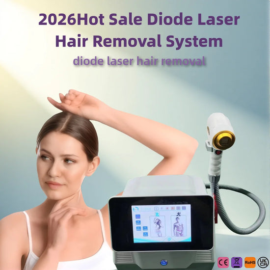 Portable Professional Diode Laser Hair Removal Device - ElectronAge