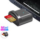 2pcsLightning MINI SD TF CardApple CardReaderSuitable For Phone iPadConnectionExternalExpansionMemoryCard OTG StorageCardAdapter