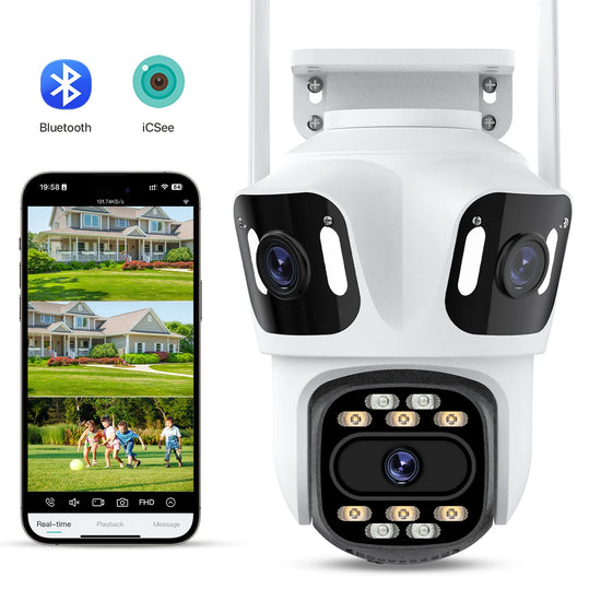 UDECER Three Lens WiFi Security Camera - ElectronAge