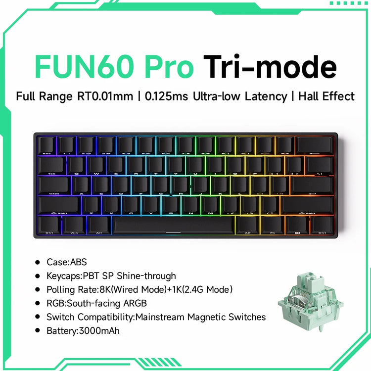 Akko MonsGeek FUN60 Mechanical Keyboard - ElectronAge