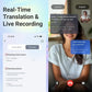 AI Translation Smart Glasses, Anti-blue light lens, Support 160+ languages real-time translation, Stylish audio glasses.
