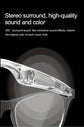 AI Translation Smart Glasses, photochromic lenses, support 160+ languages real-time translation, fashionable audio glasses.