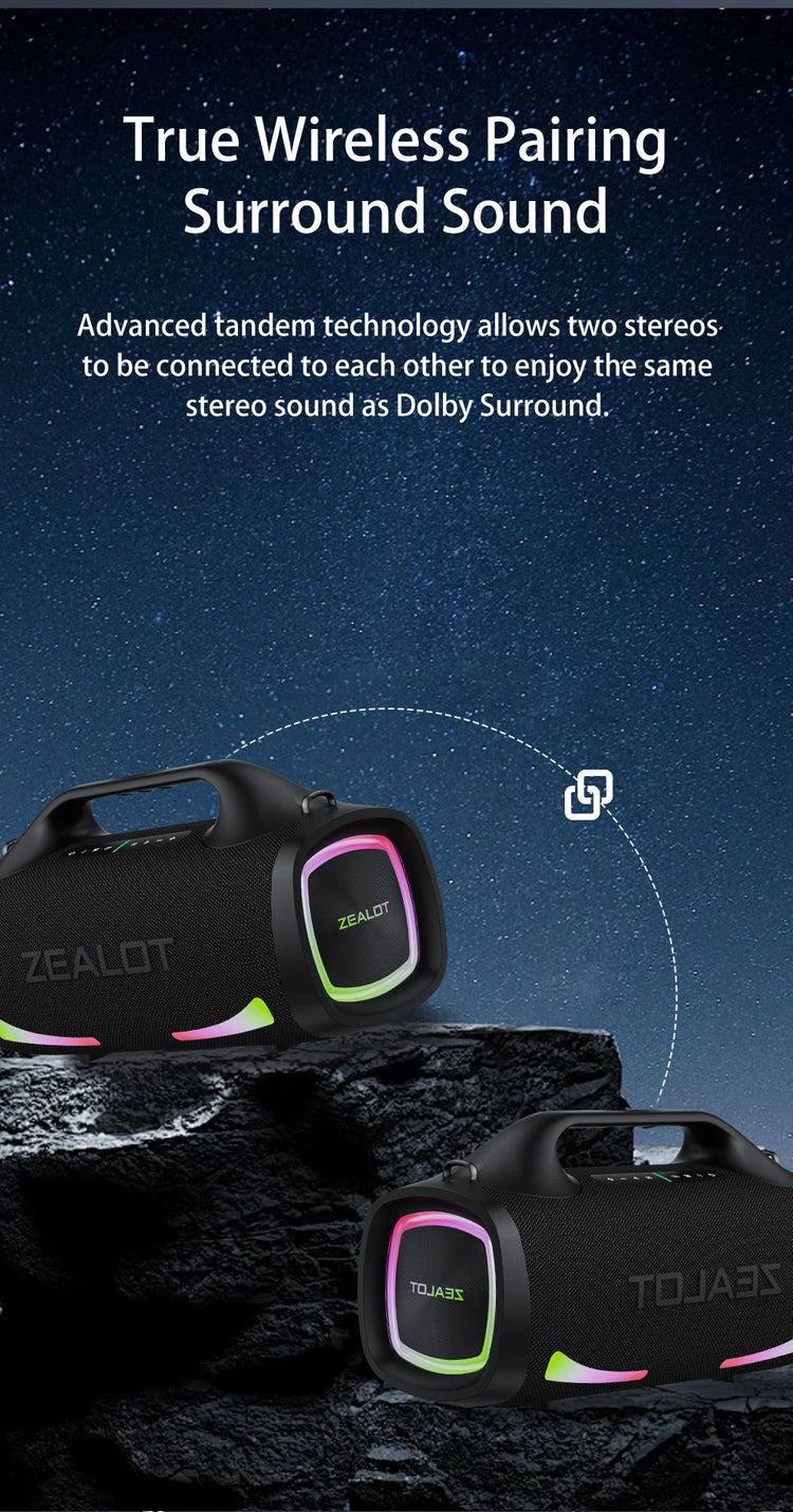 Zealot S79 100W Wireless speaker - ElectronAge