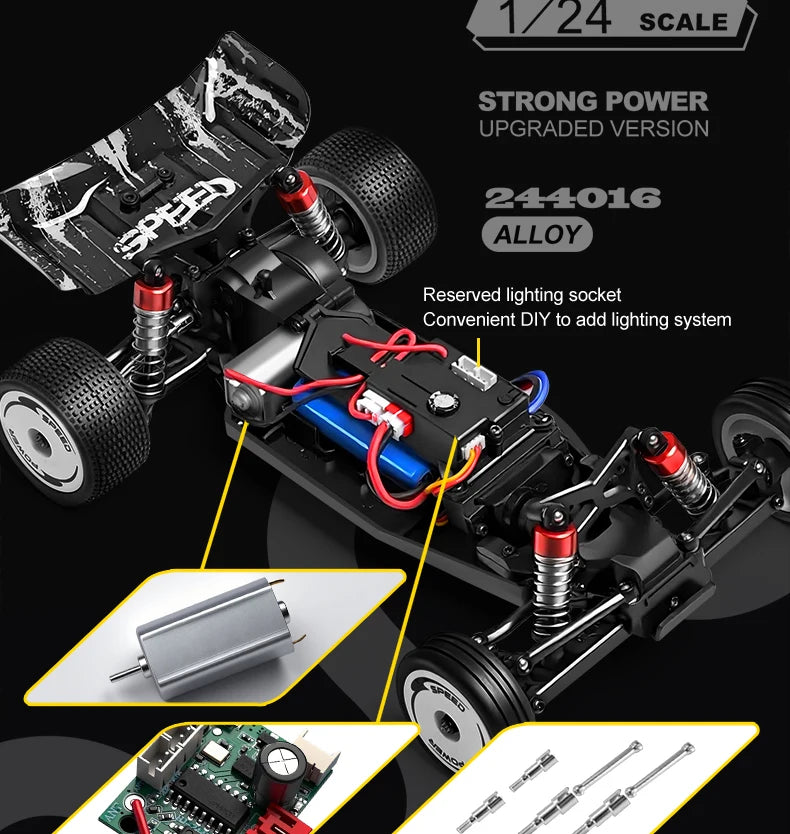WLtoys 244016 High Speed Remote Control Car - ElectronAge