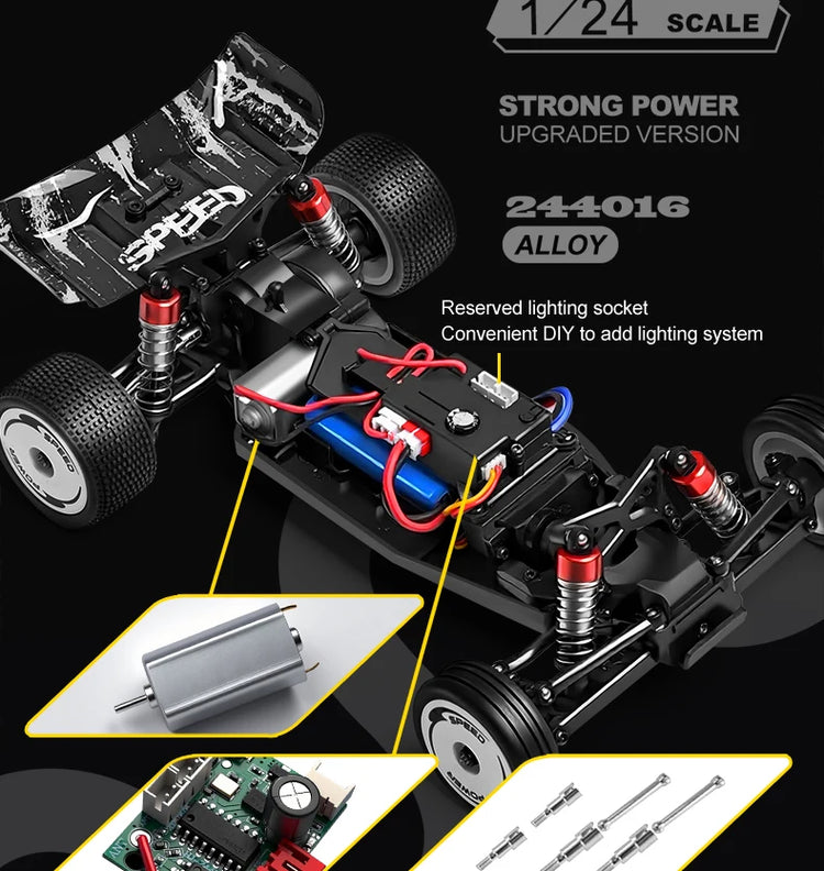 WLtoys 244016 High Speed Remote Control Car - ElectronAge