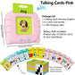 2 in 1 Talking Flash Cards & LCD Writing Tablet English Interactive Learning Machine Education Toy Gift for Boys Girls Toddler