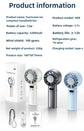XIAOMI 5200mAh Portable Handheld Fan with Double Ice Cooling, High-Speed Rechargeable USB Fan, Foldable Design