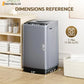 1.06 Cu.Ft. Portable Washing Machine 7.7LBS Full-Automatic Laundry Washer with Stainless Steel Drum 10 Wash Cycles Auto-Balance
