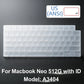 2026 New TPU Keyboard Cover for MacBook Neo 13 A3404, US & EU Layout Compatible, Ultra-Thin Clear Transparent Keyboard Protector