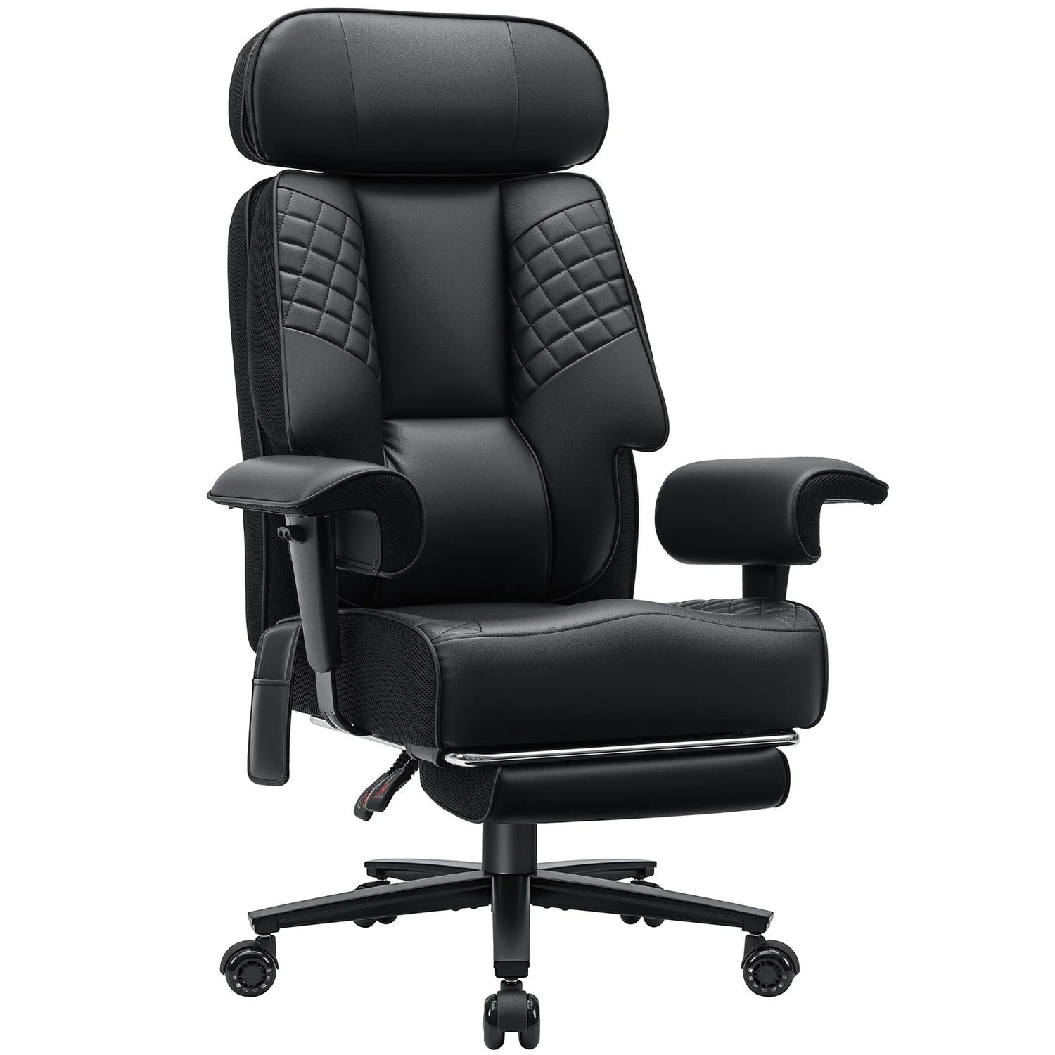 Executive Office Chair with Foot Rest and Waist Lumber Support - ElectronAge