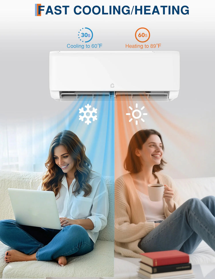 Acekool 12000 BTU 115V Mini Split Air Conditioner - ElectronAge