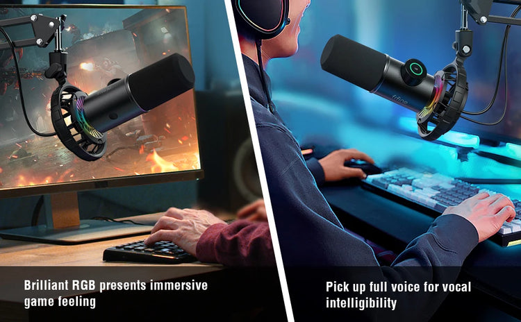 FIFINE Gaming USB Microphone for YouTube - ElectronAge
