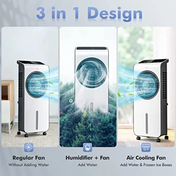 XMSJ Evaporative Air Cooler 3 In 1 Portable Air Conditioner - ElectronAge