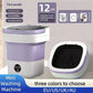 12L Mini Folding Washing Machine Bucket For Socks Underwear Panties Cleaning Portable Small Travel Household Washing Machine